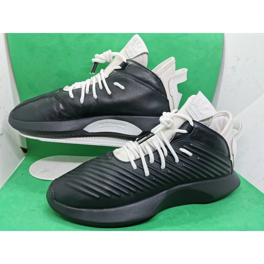 Adidas Crazy 1 ADV Kobe Mens AQ0321 Black White Basketball Shoes Size 8.5